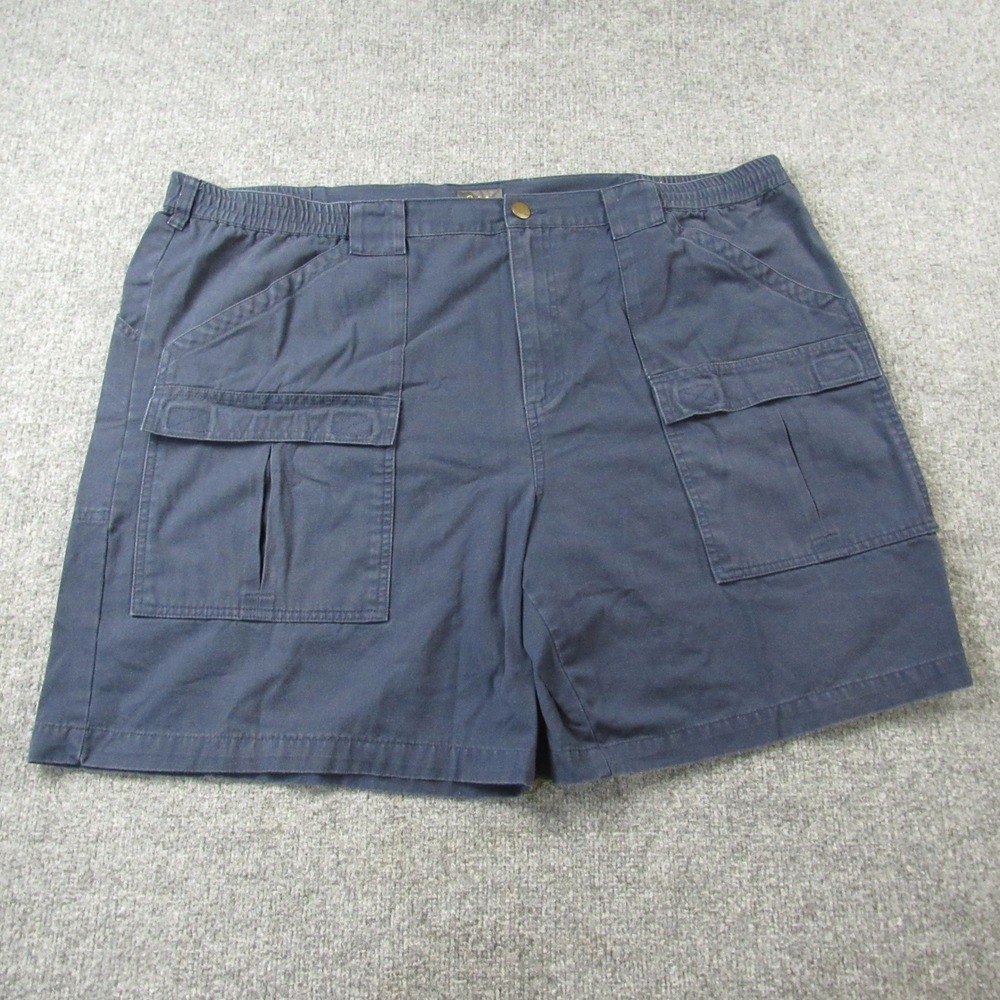 Cabelas Cargo Shorts Mens 48 Grey Blue Green Canvas‎ Big & Tall Outdoor Lot Of 3 - Picture 4 of 16